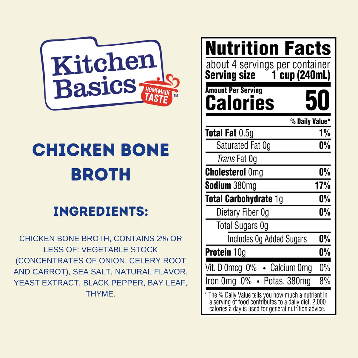 Chicken Bone Broth 32oz Pack of 12 V92151