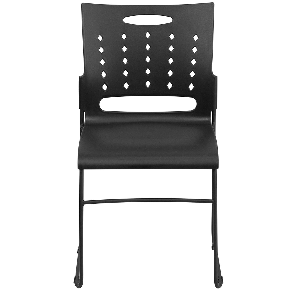Black Stacking Chairs Set of 5 W369521