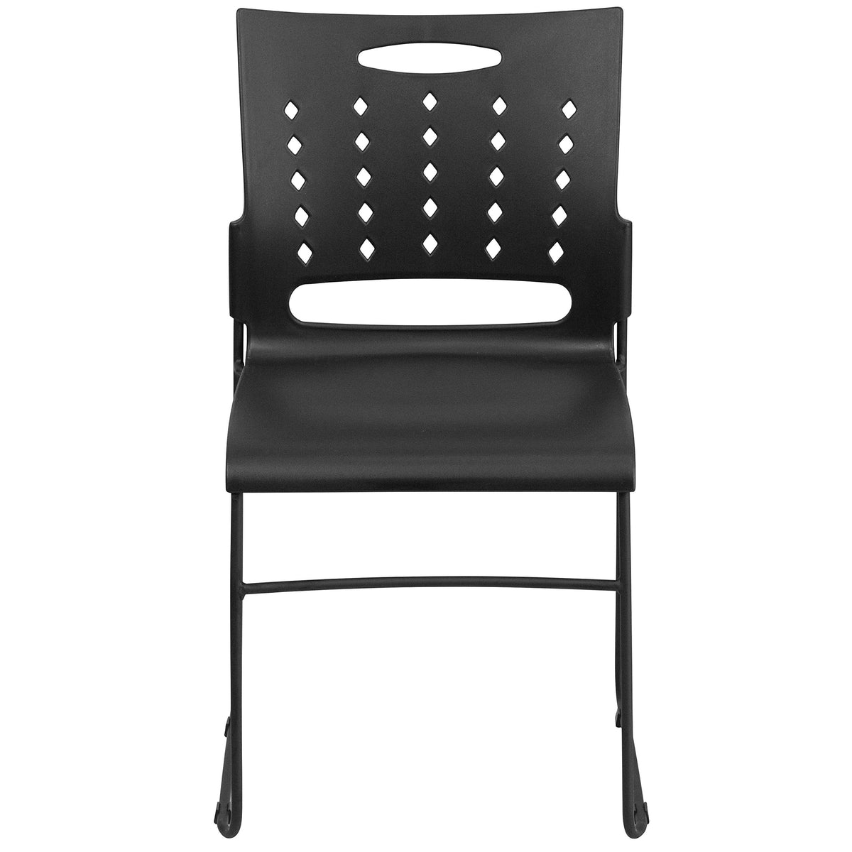 Black Stacking Chairs Set of 5 W369521