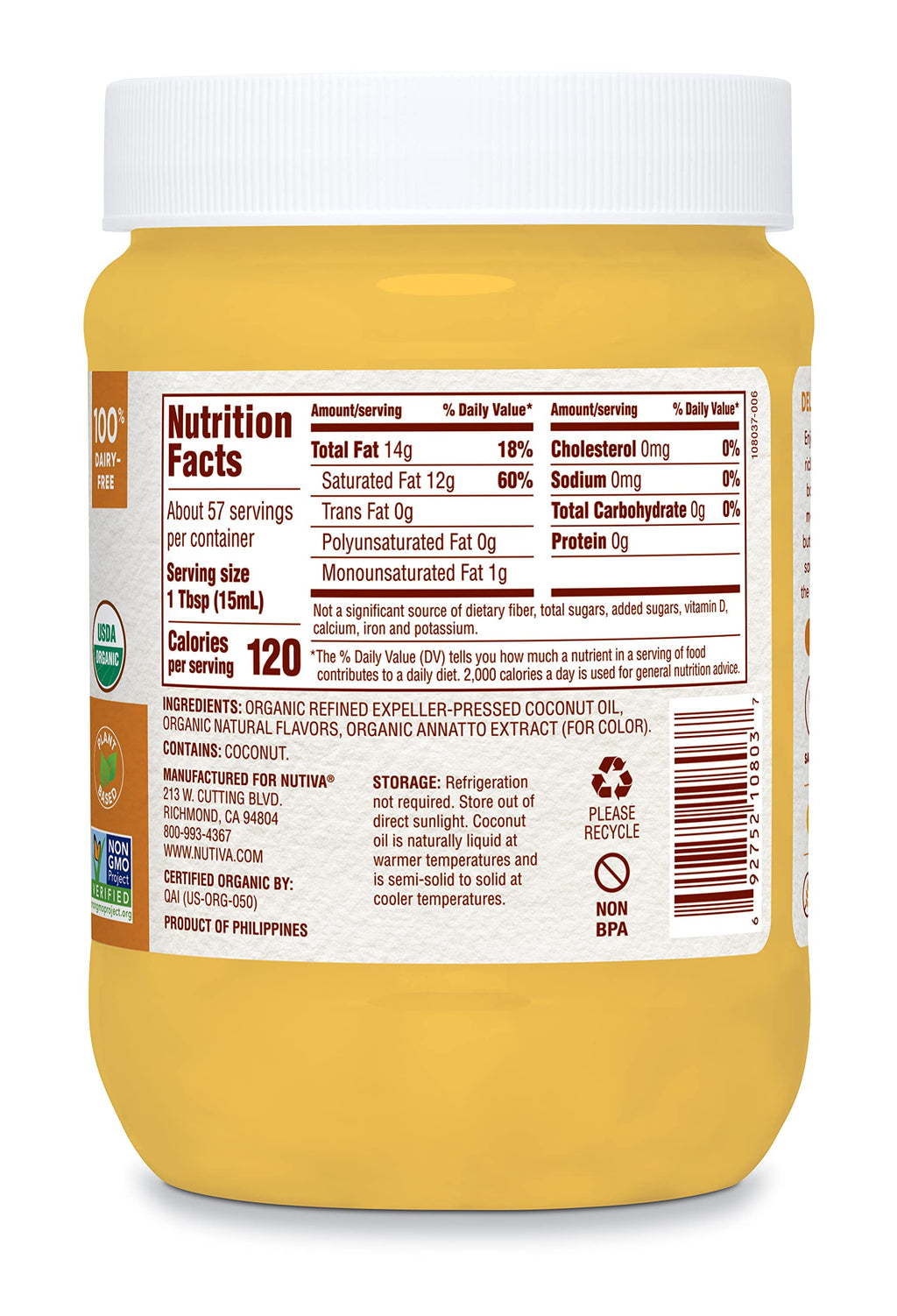 Coconut Oil 29floz M965278
