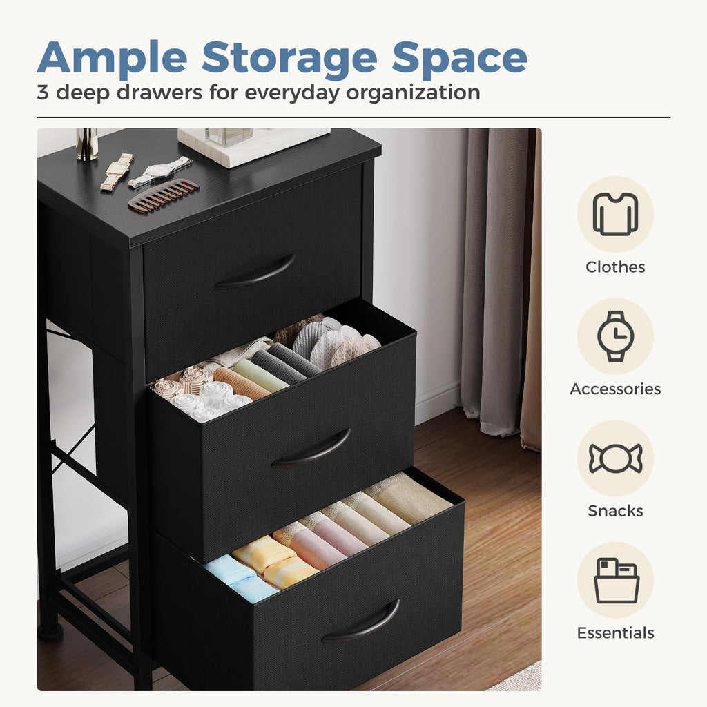 3 Drawer Nightstand L89172