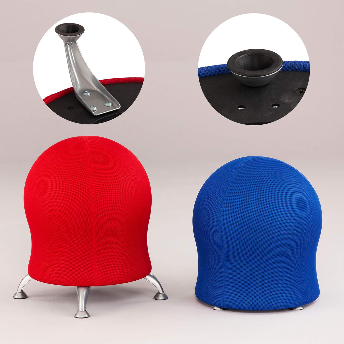 Orange Mesh Inflatable Ball Chair V504