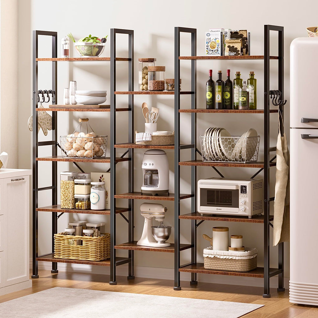 5 Tier Bookshelf with 14 Display Shelves W1575