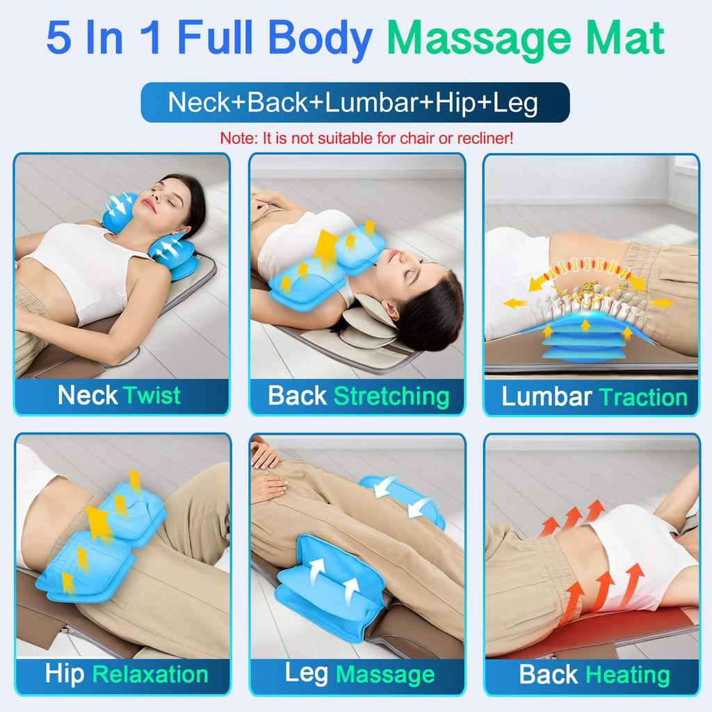Full Body Massage Mat with Heat S552633