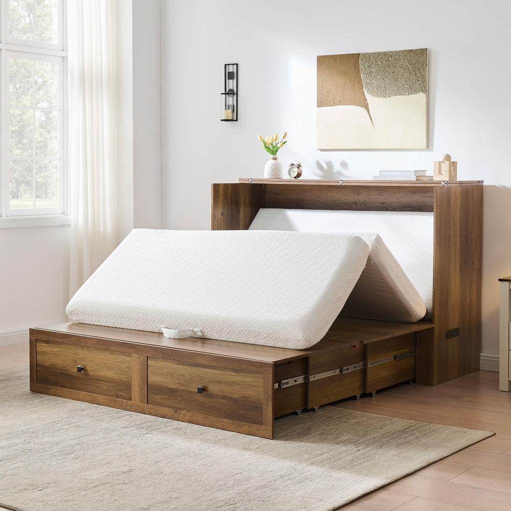 6" Full Tri-Fold Memory Foam Mattress D1671