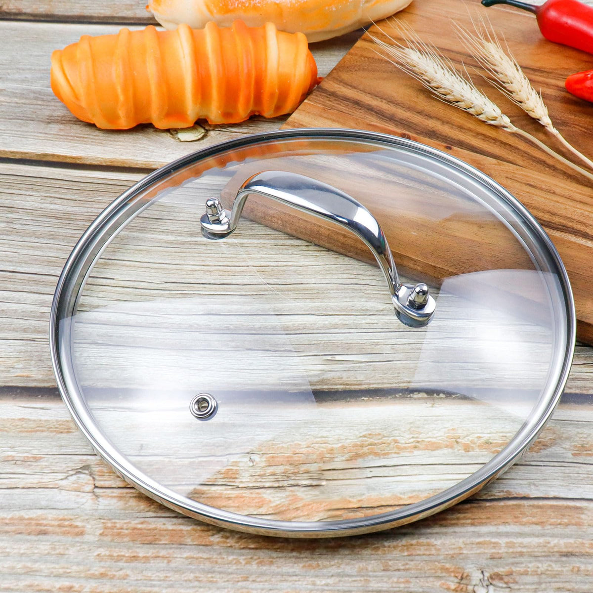 10 Inch Clear Tempered Glass Pan Lid Replacement X772912