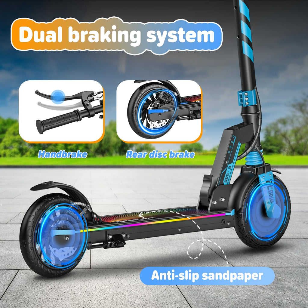 Electric Scooter Kids 8-16, 8-8.5" Solid Tires, 200-350W, UL2272 Z94533