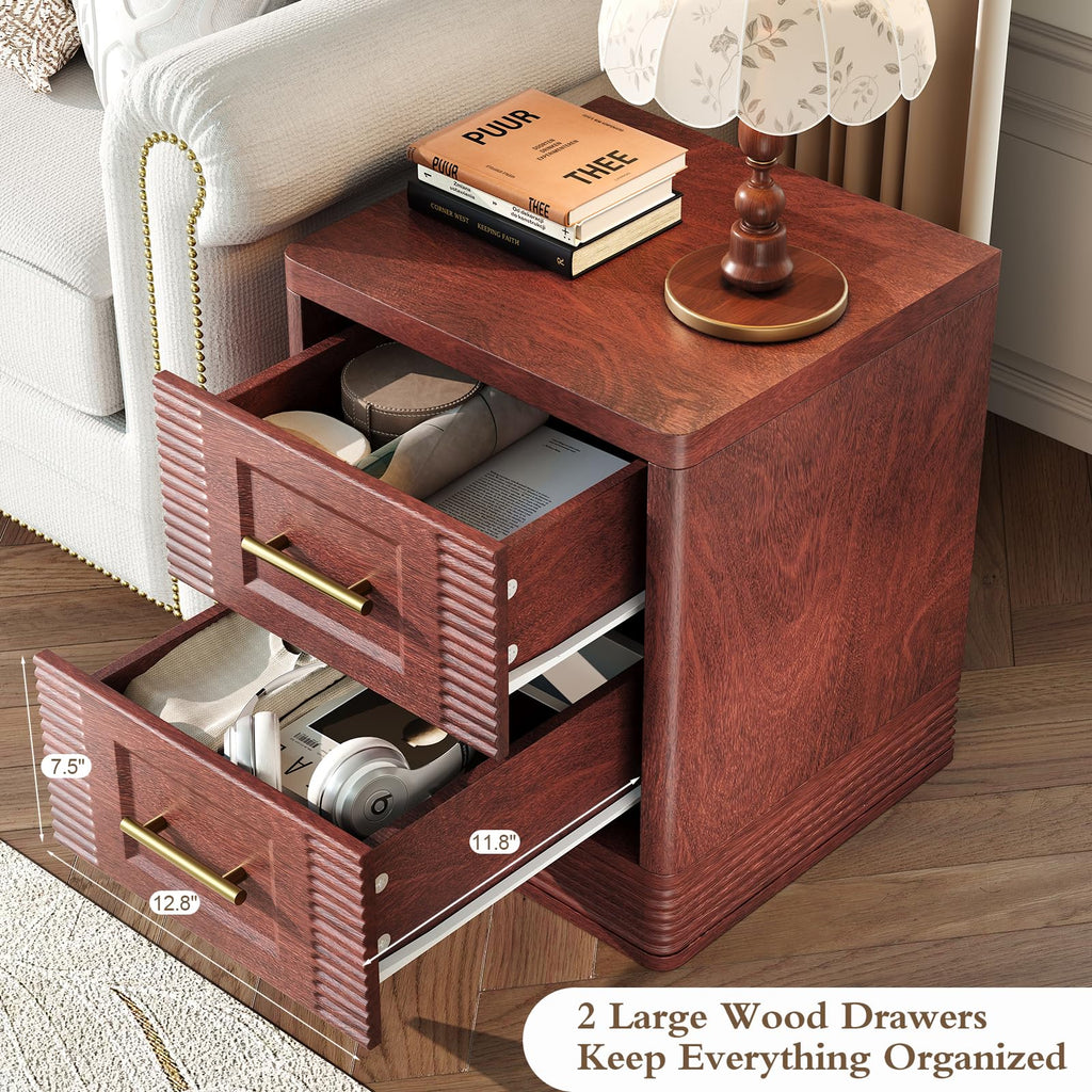 2 Drawer Nightstand E9668