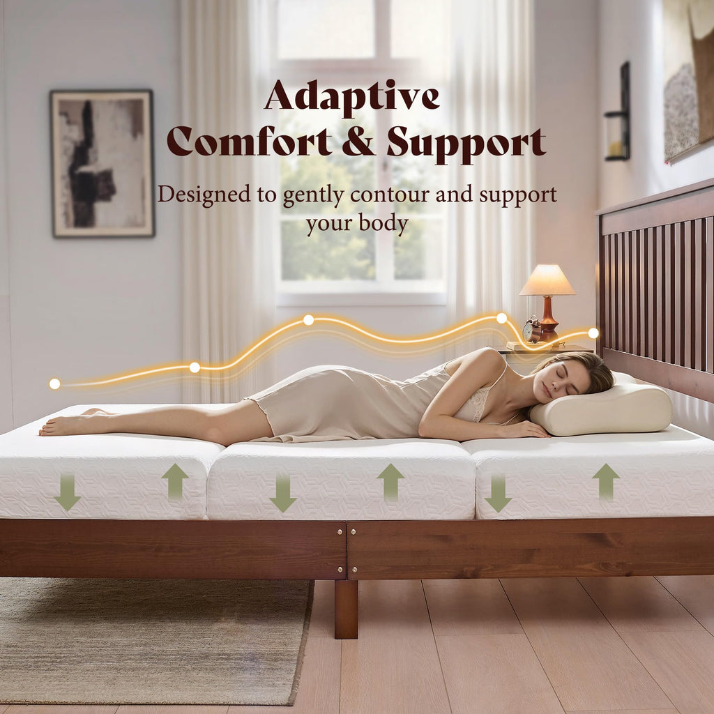 6" Full Tri-Fold Memory Foam Mattress D1671
