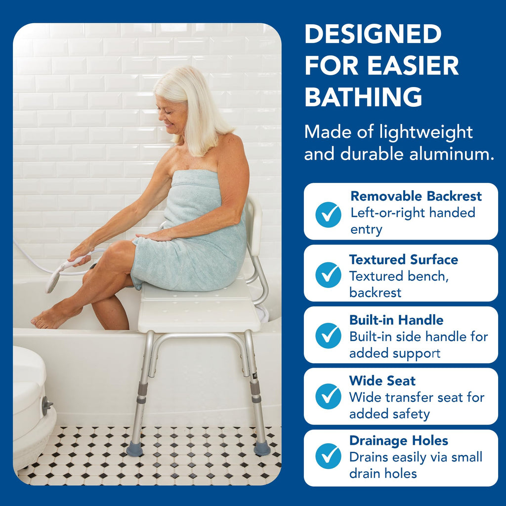 Height Adjustable Shower Bench and Shower Chair X147771