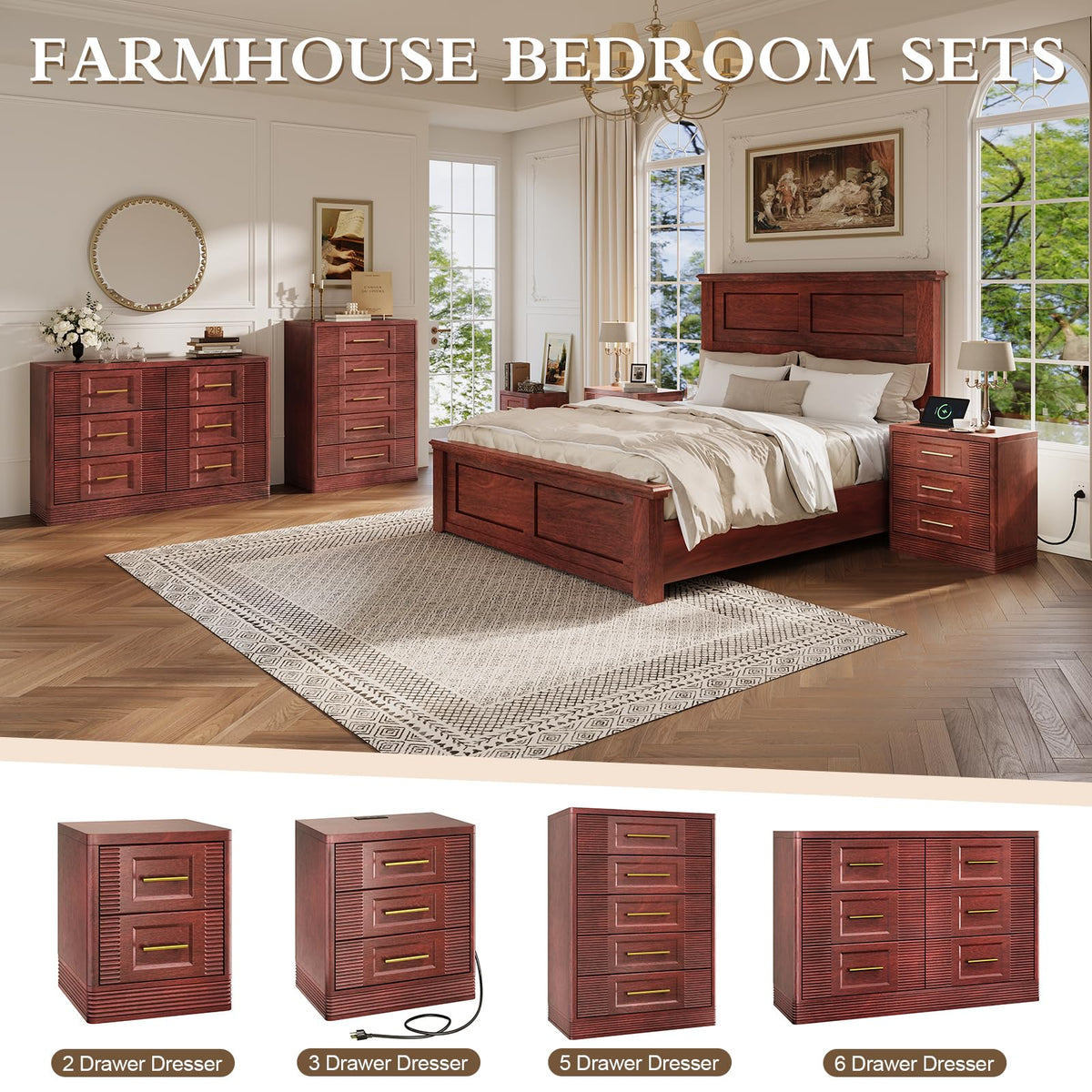 2 Drawer Nightstand E9668