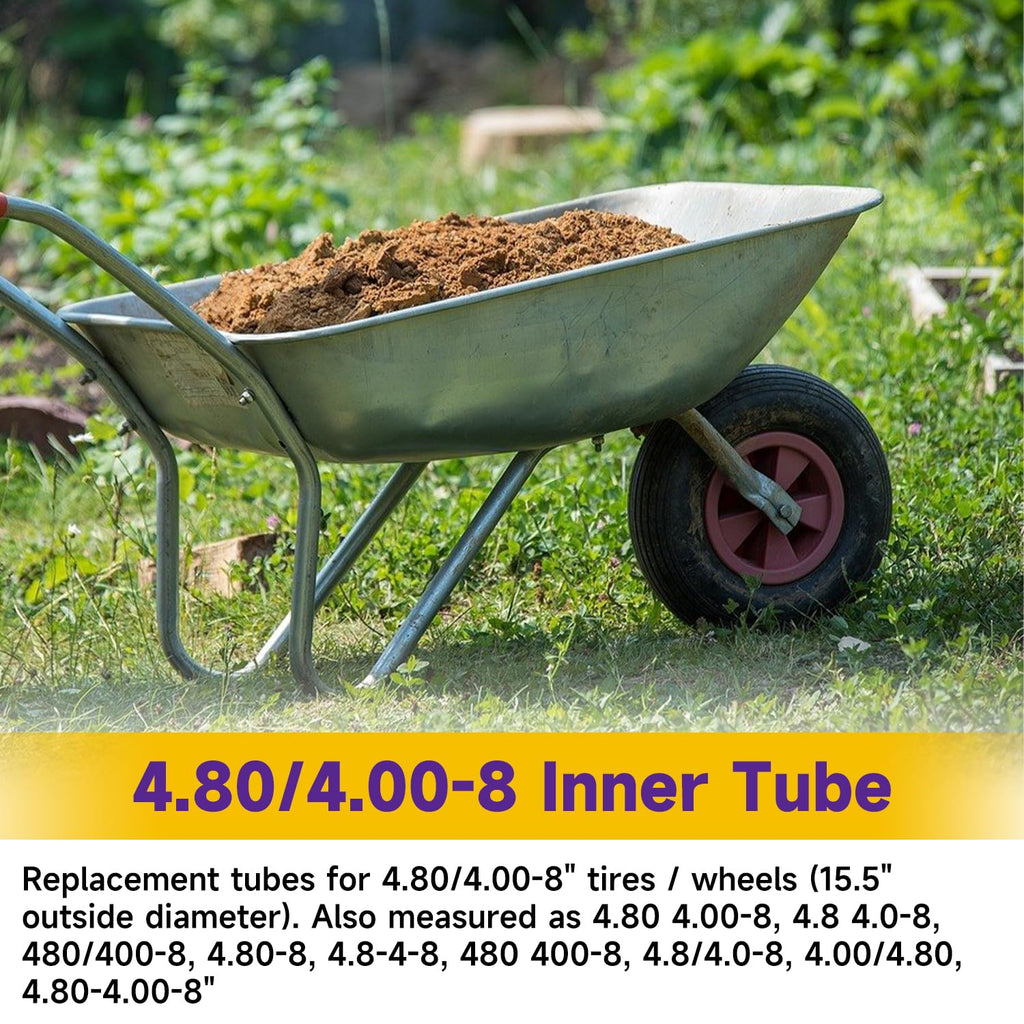 4.80/4.00-8 Inner Tube with TR87 Bent Valve 1 Pcs T220