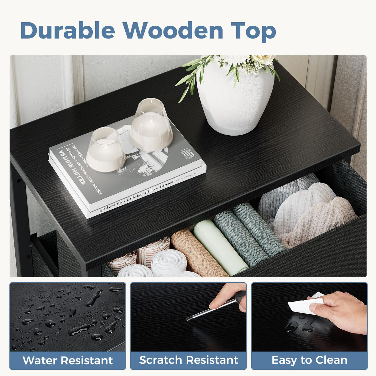 3 Drawer Nightstand L89172