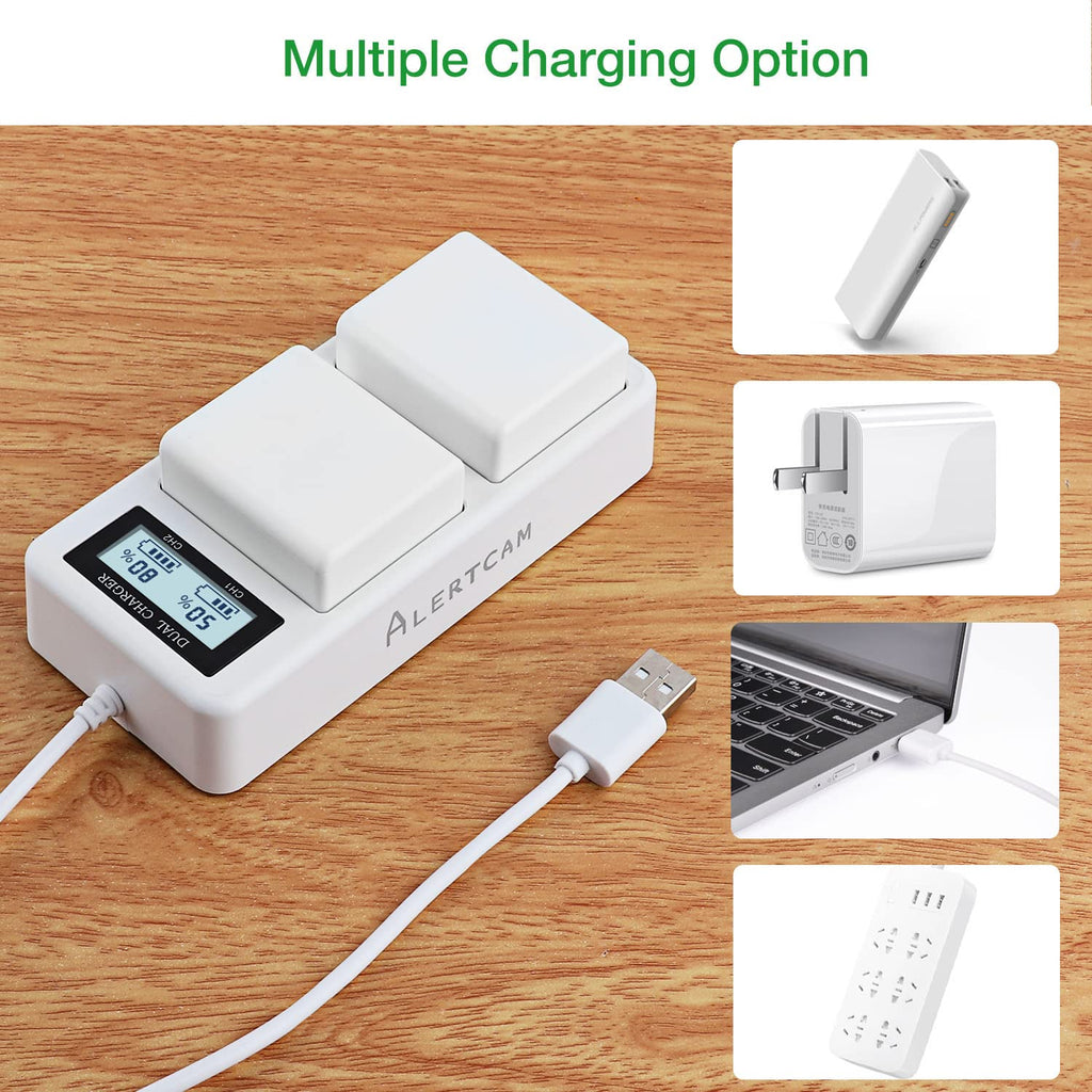 Battery Charger Station with Digital LED Screen N7186