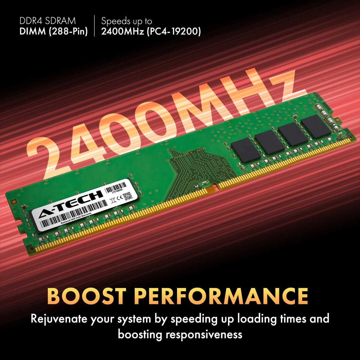 16GB DDR4 2400MHz Non-ECC Desktop RAM Memory Kit K751593