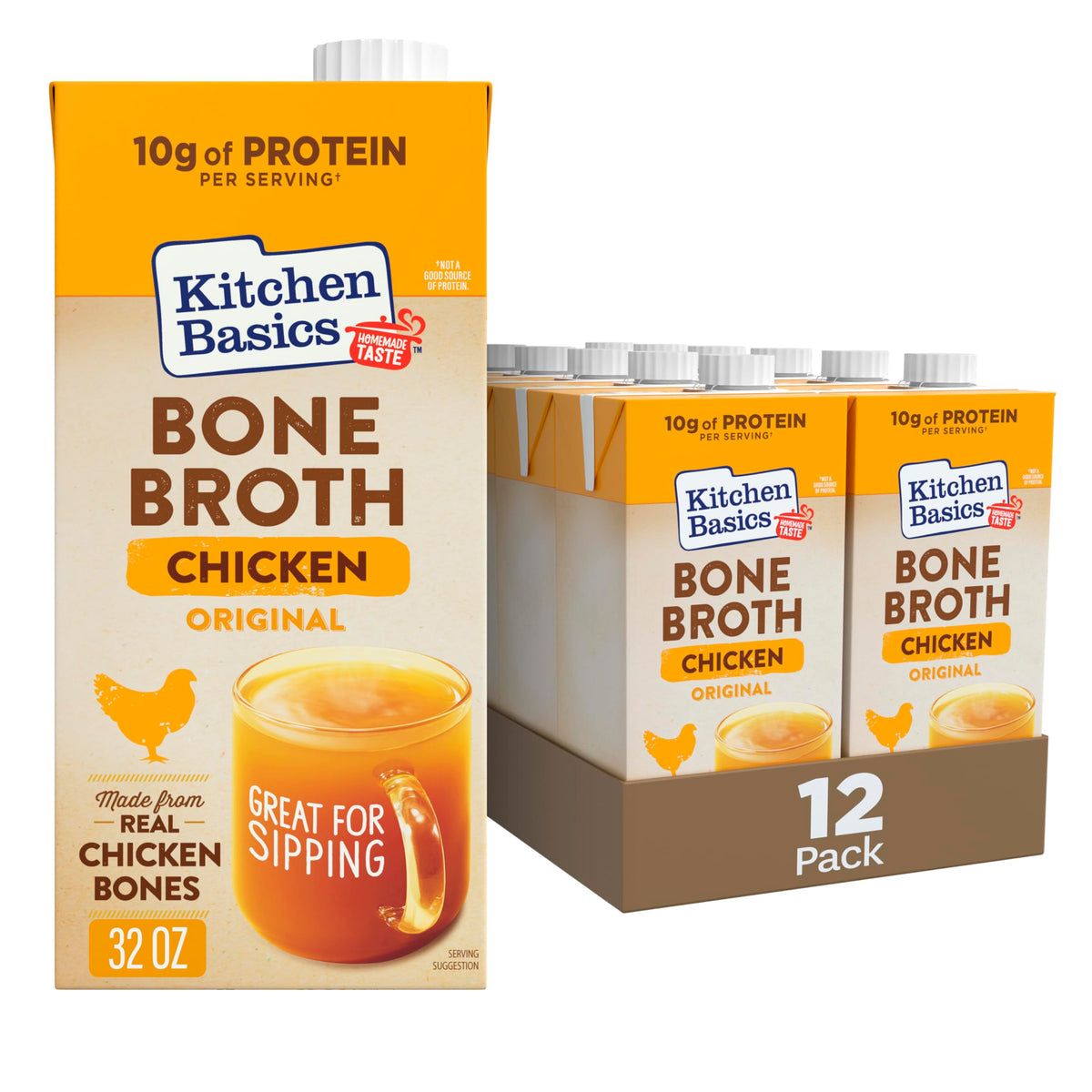 Chicken Bone Broth 32oz Pack of 12 V92151