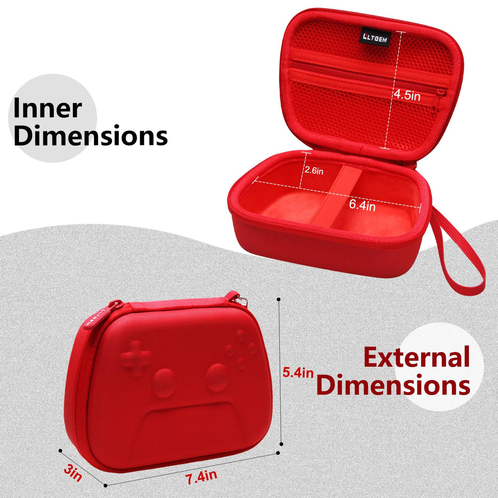 Black Red Gaming Console Case and Controller Case W1077