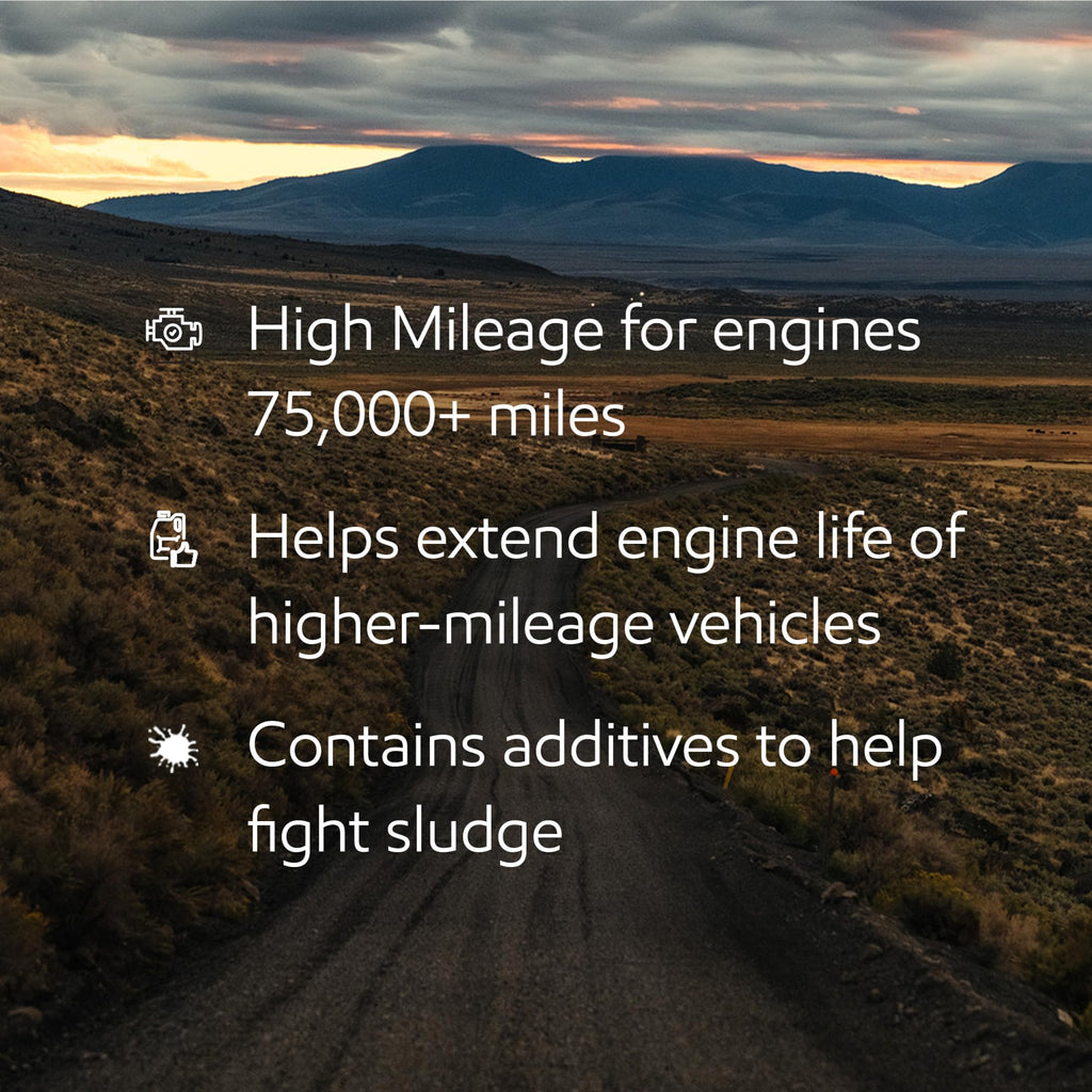 High Mileage Full Synthetic 10W-40 Motor Oil 5 Quart M335