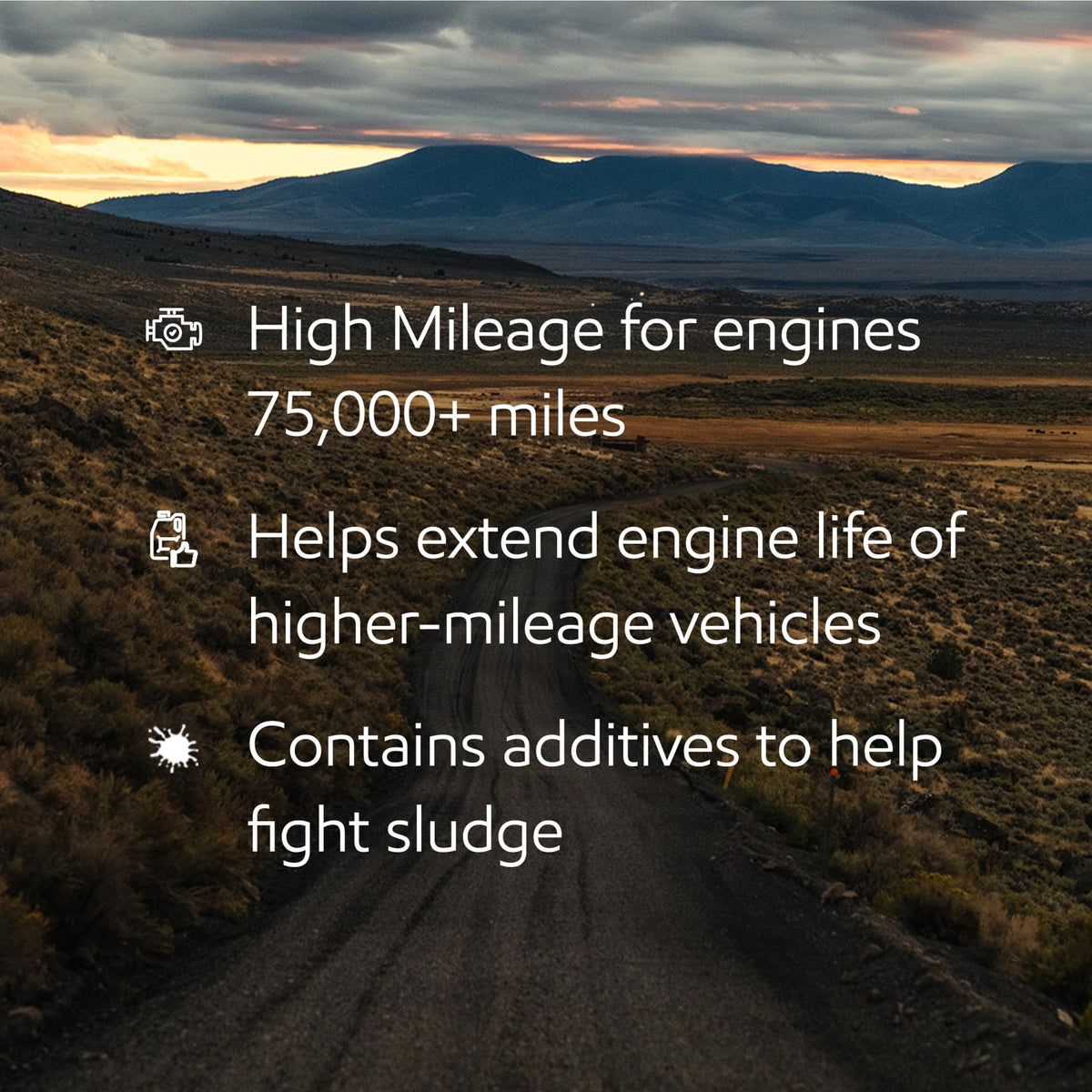 High Mileage Full Synthetic 10W-40 Motor Oil 5 Quart M335