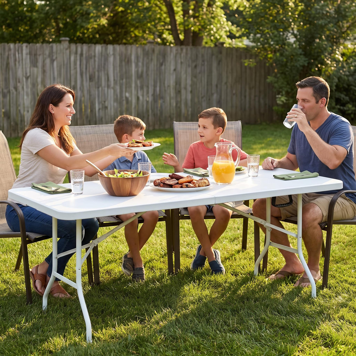 6ft Portable Folding Table R5317
