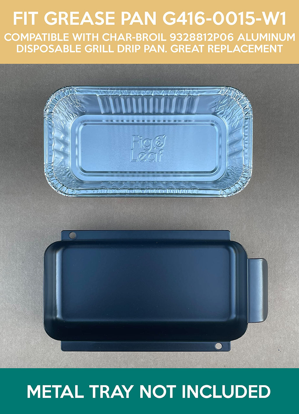 20 Pack Disposable Aluminum Foil Drip Pans N730867